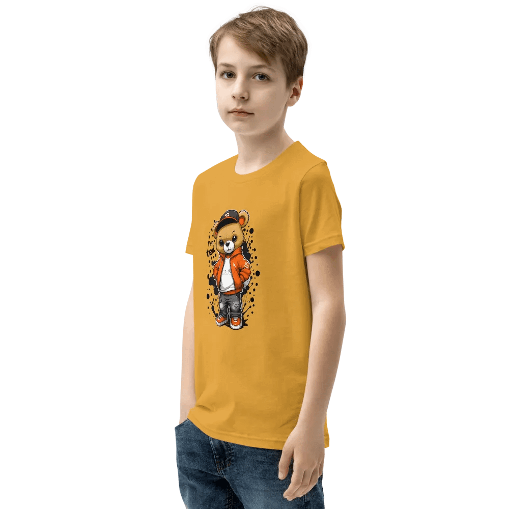 I'm Ted Confident Teddy Bear Youth Tee product image (4)