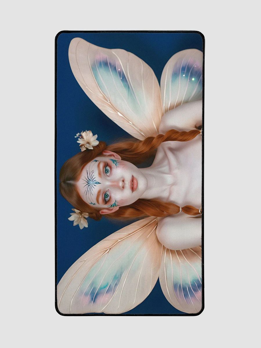 Desk Mat (31.5x15.5 inches) - Fairy on Blue Background product image (3)