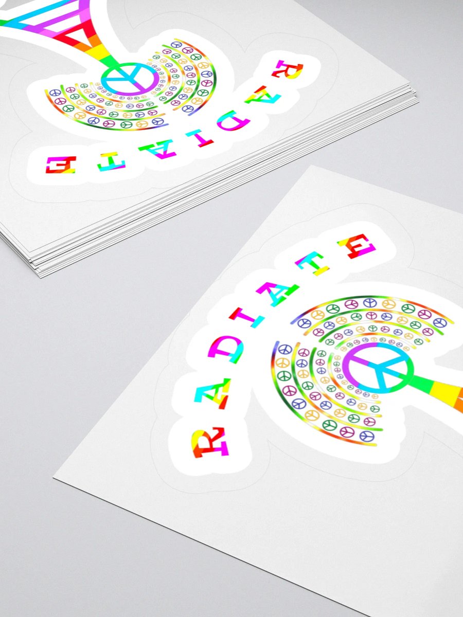 Radiate Peace Sticker product image (11)