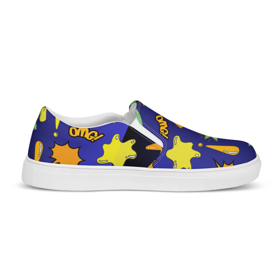Pop-Art Explosion Slip-On Canvas Shoes product image (7)