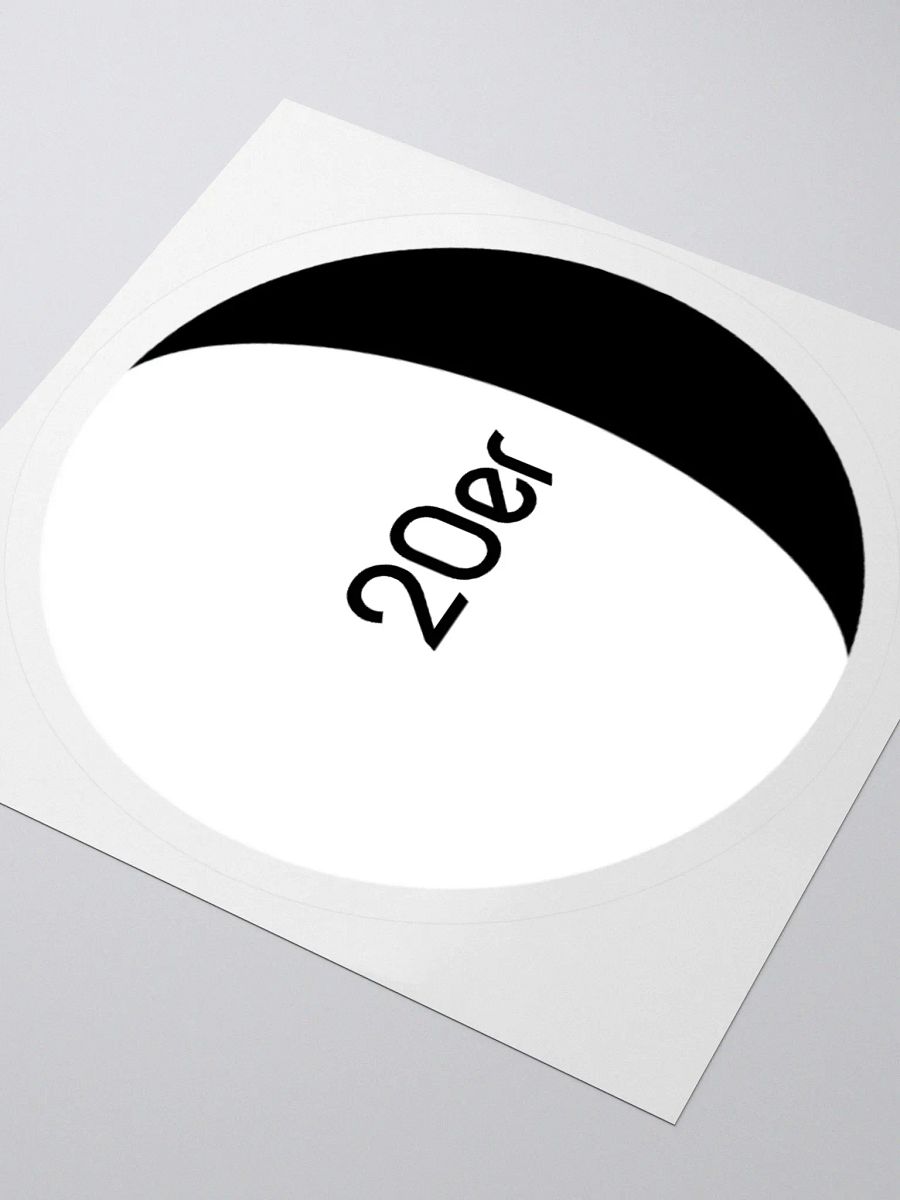 20er Waning Gibbous Light (Kiss Cut Sticker) product image (3)