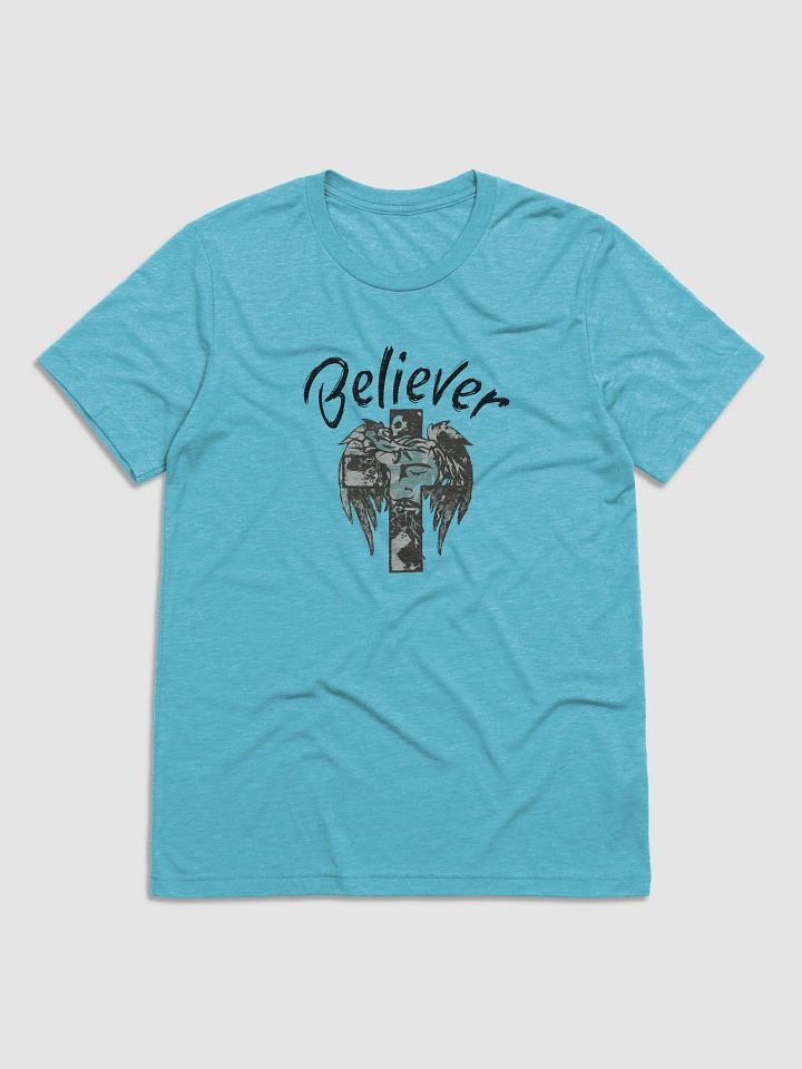 BELIEVER FAITH Mystic Visage Tri-Blend Tee product image (5)