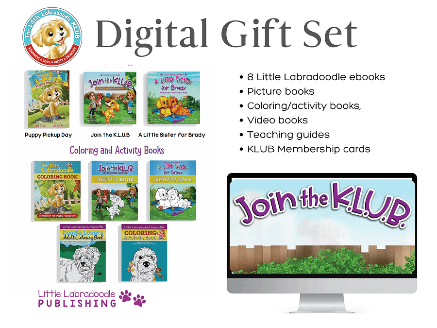 Digital Gift Set (Little Labradoodle Series) product image (1)