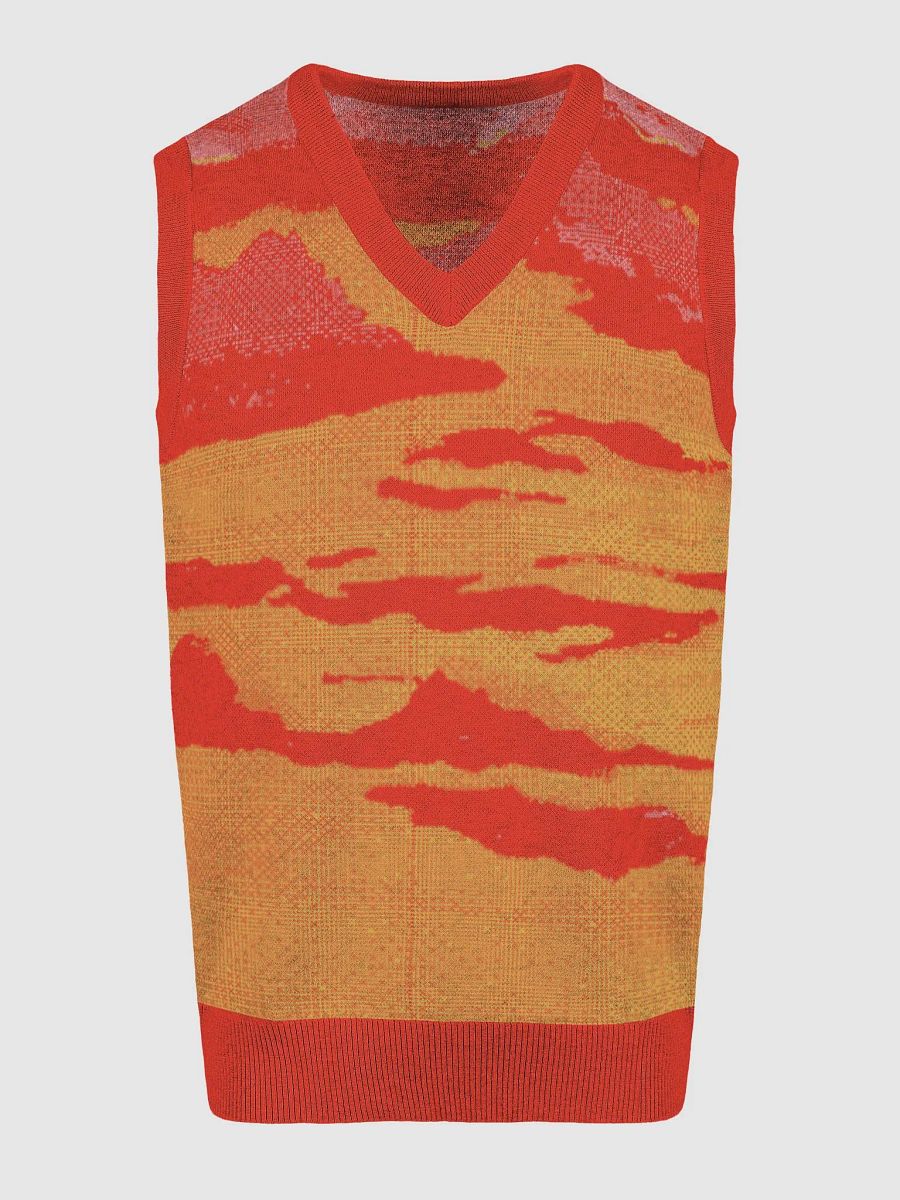 Sunset Serenity V-neck Sweater product image (3)