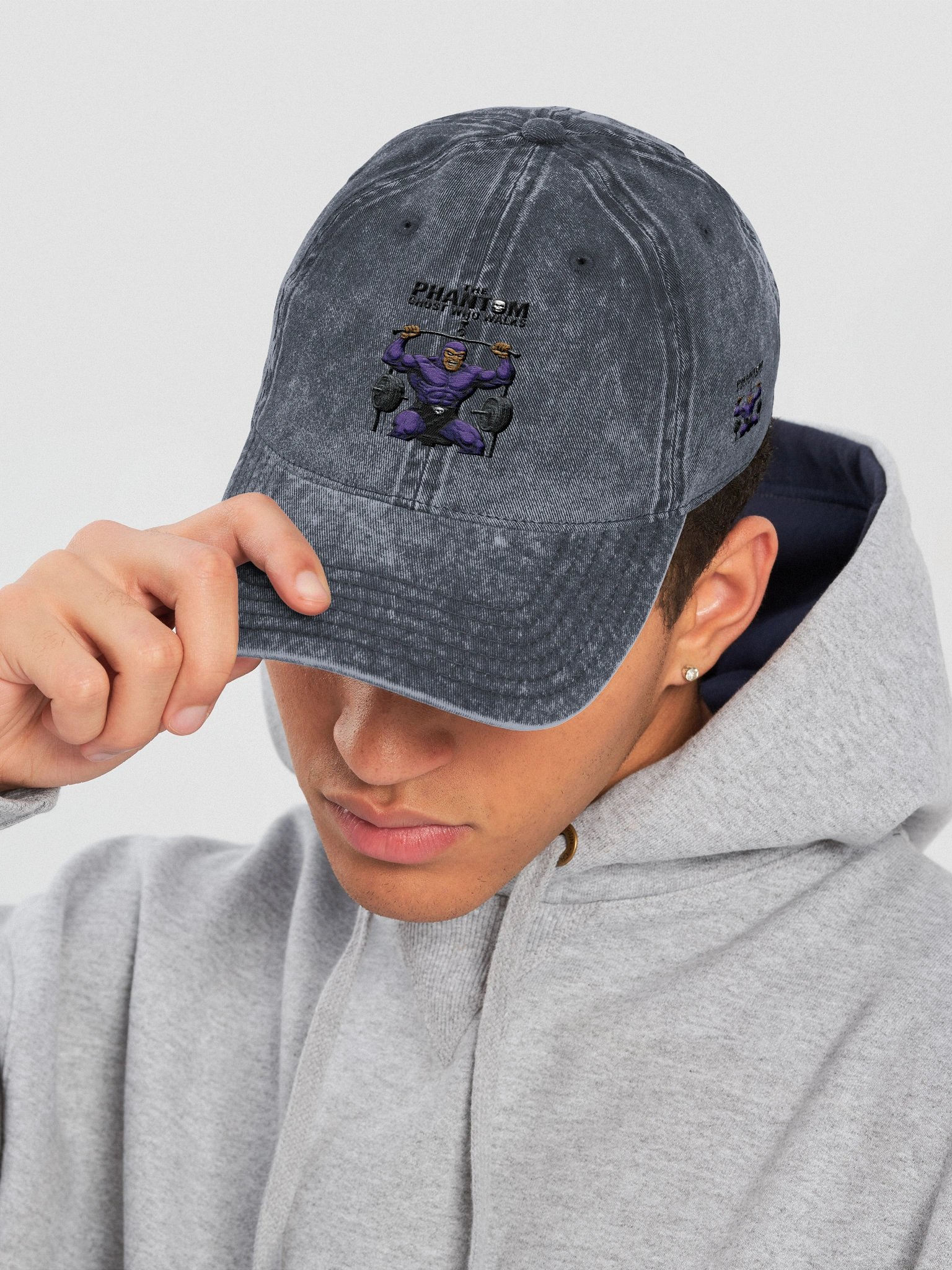 Ghost Who Walks Strength Vintage Dad Hat product image (7)