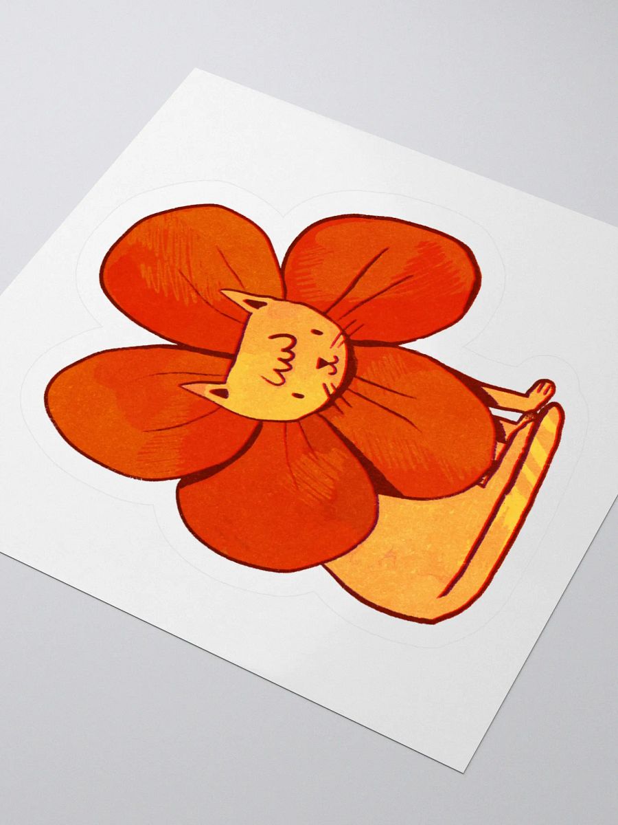 Flower Cat Sticker product image (4)