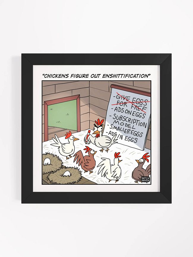 Framed Posters (10″×10″)