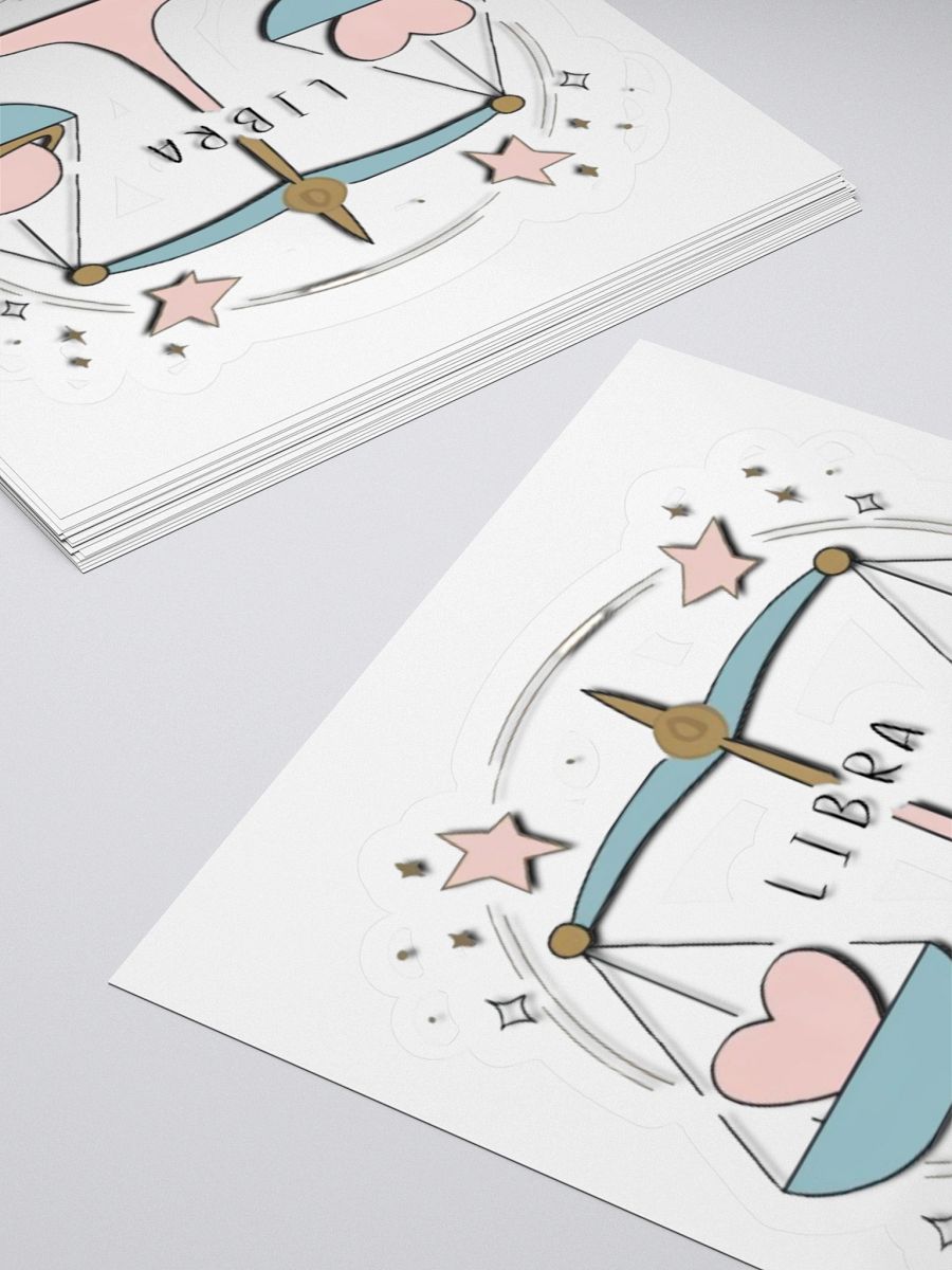 Libra Kiss-Cut Sticker product image (12)