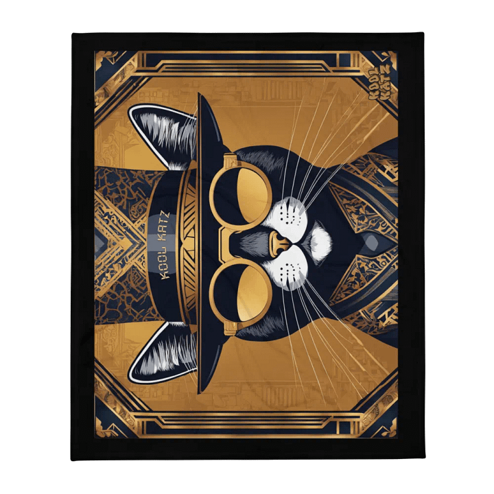 Real Kool Katz Plush Throw Blanket product image (1)