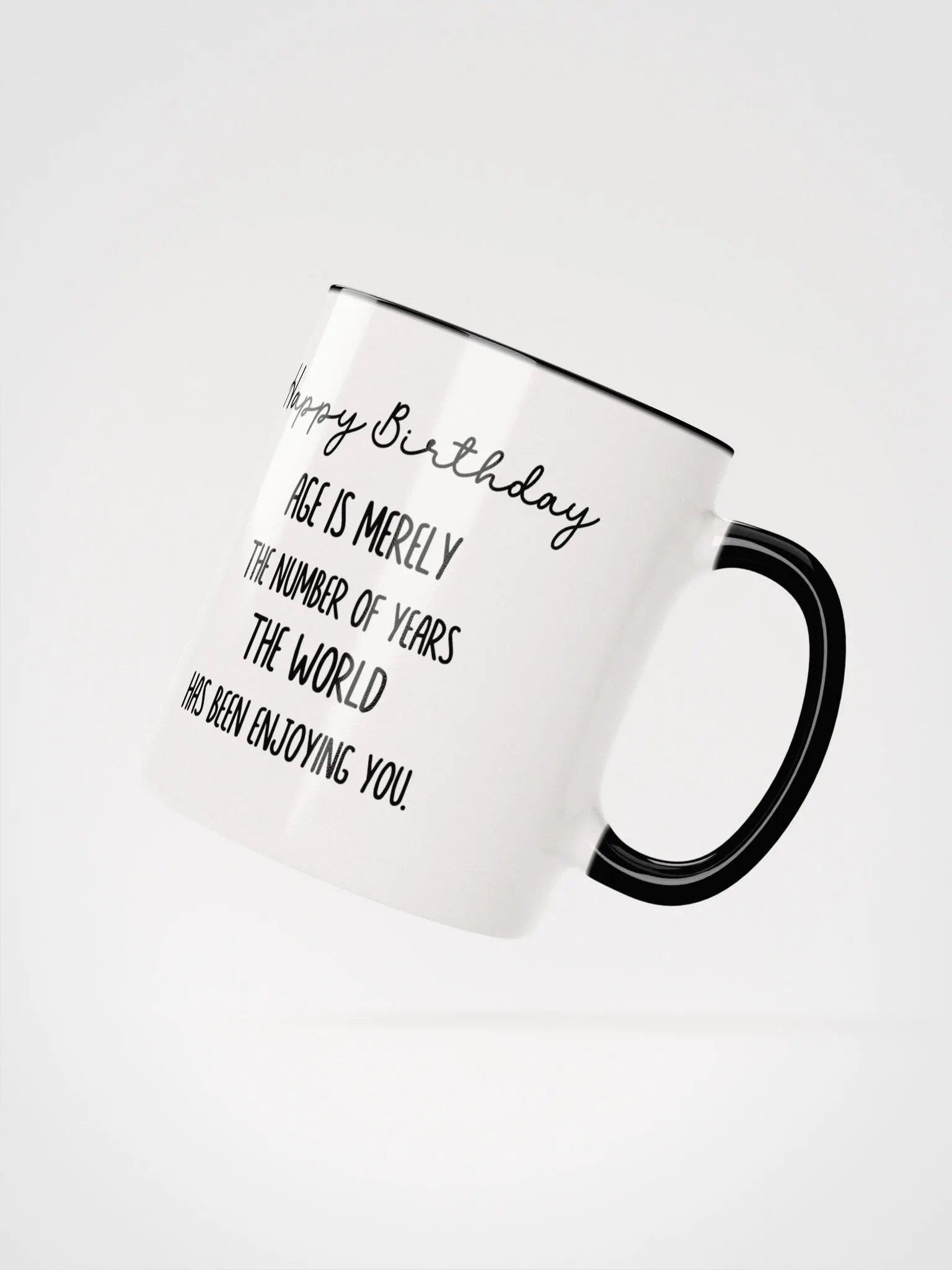 Two Tone Birth Flower Mug JUNE – Personalized Gift product image (3)