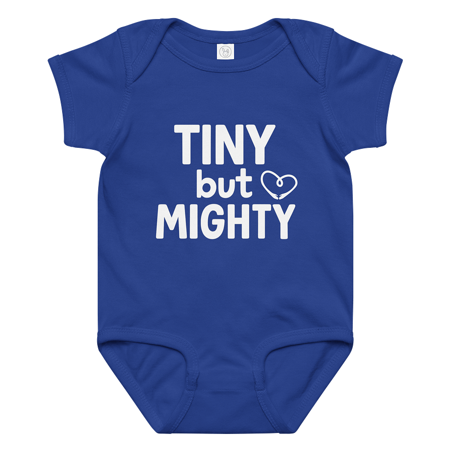 Tiny but Mighty Baby Jersey Bodysuit product image (1)