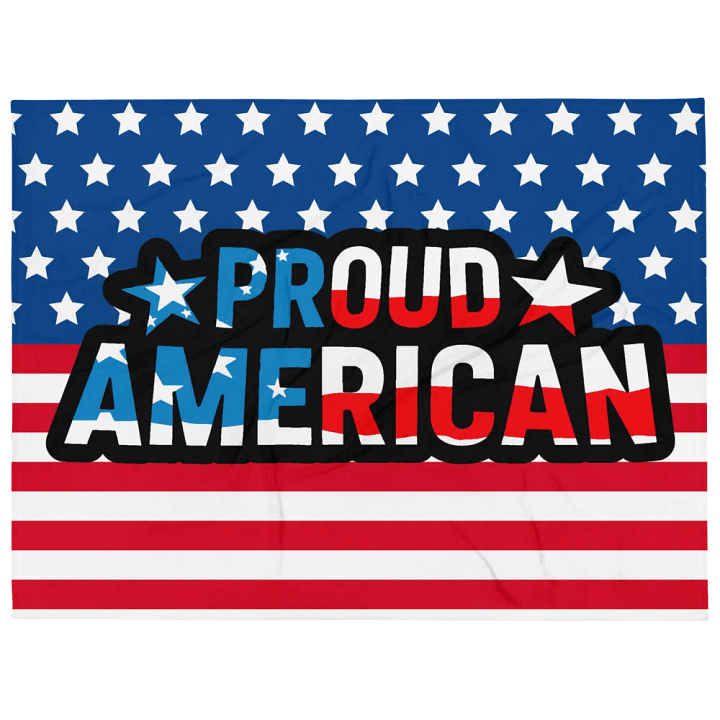 Throw Blanket: Proud American product image (2)