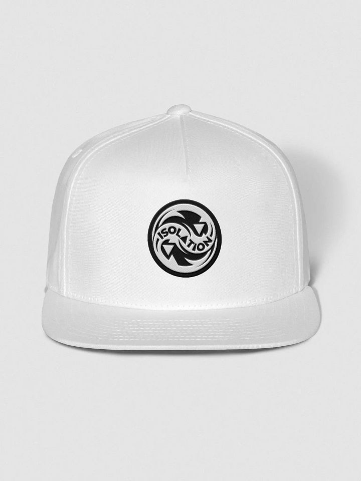 ISOL▲TION — 2024 LOGO — SNAPBACK — B&W product image (2)