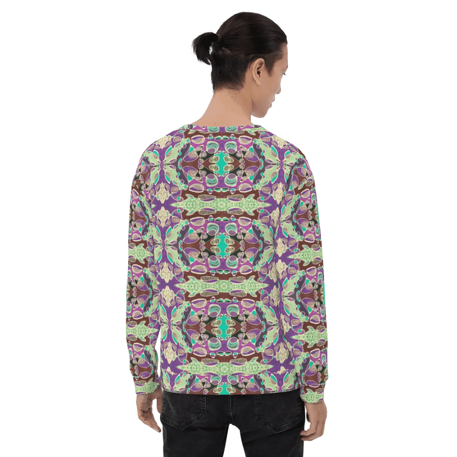 Abstract Patterned Shapes Neurographic Art Unisex Sweatshirt product image (12)