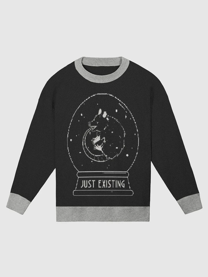 Just Existing knit relaxed fit sweater product image (1)