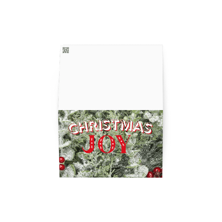 Festive Holly Christmas Joy Greeting Card product image (4)