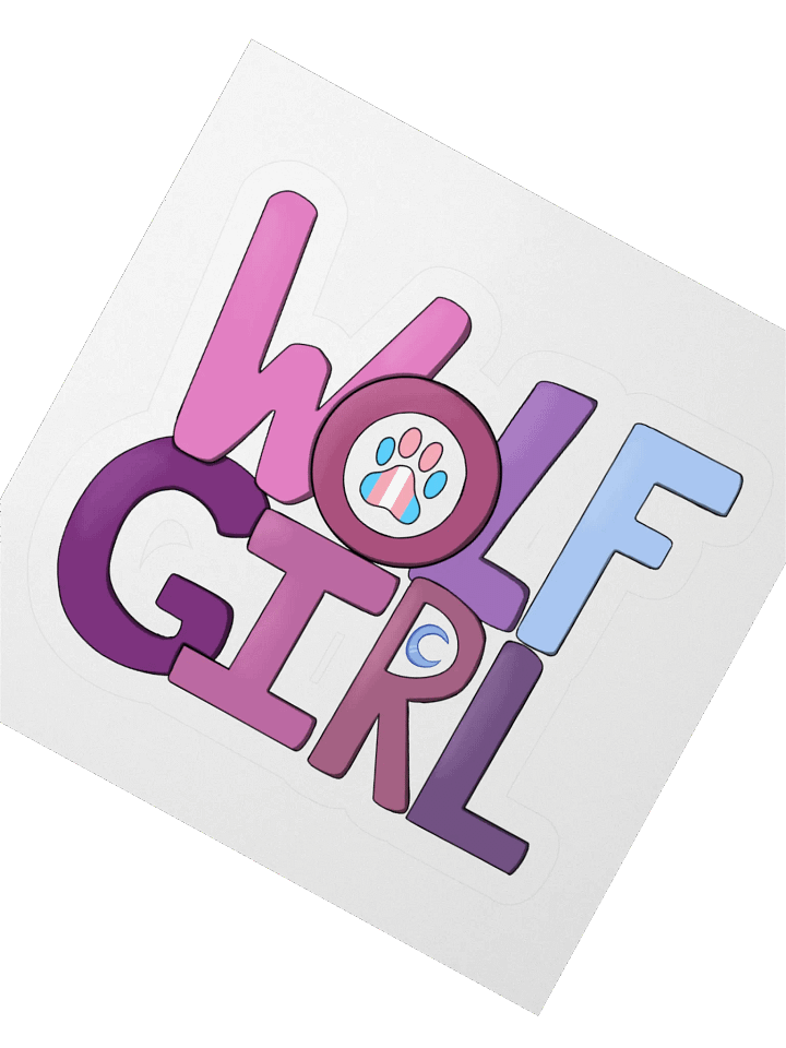 Wolf Girl Sticker product image (2)