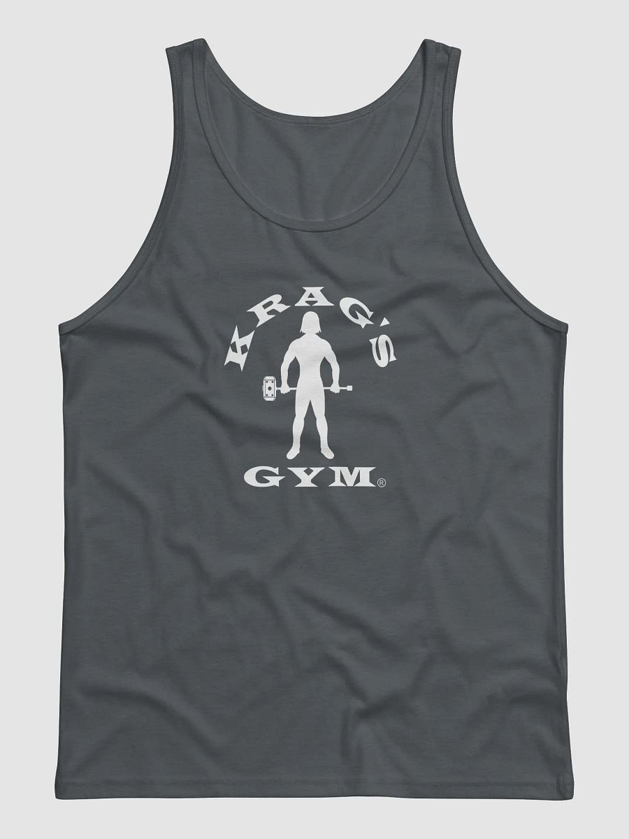 Krag's Gym Tank Top (white letter arch) product image (3)