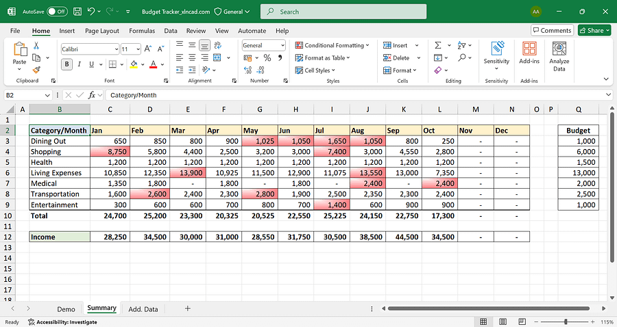 Income, Expense, and Savings Tracker product image (4)