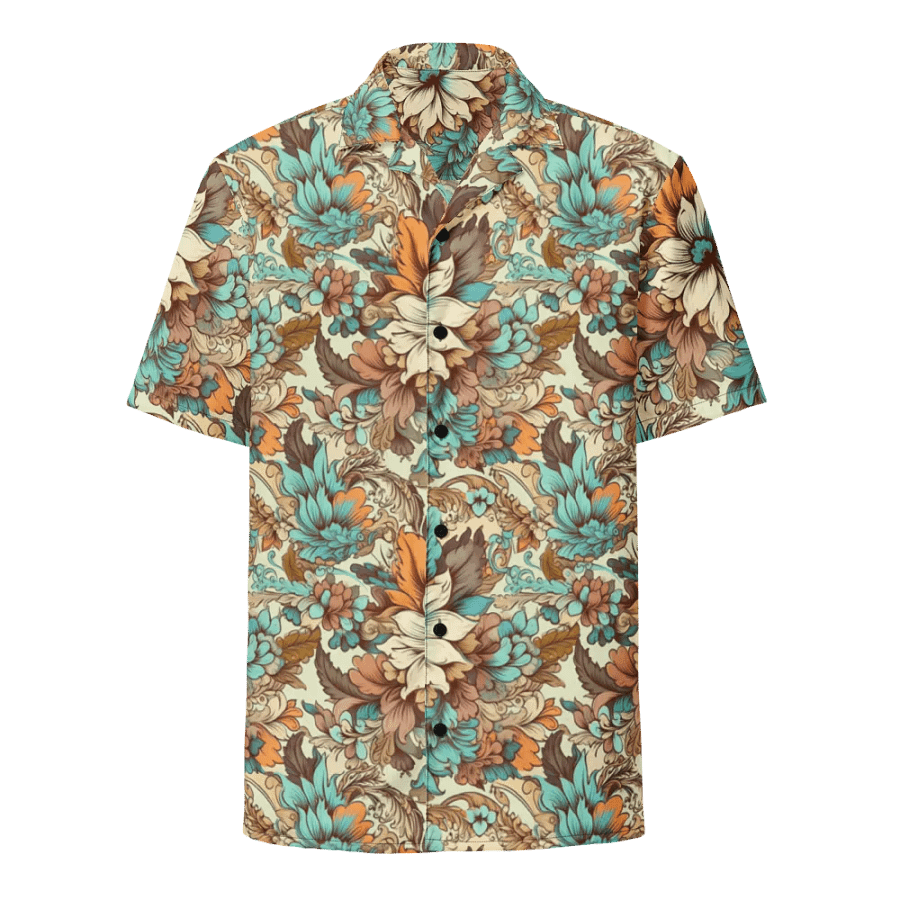 Art Nouveau Floral Pattern-Seamless Vintage Design Hawaiian Shirt product image (1)