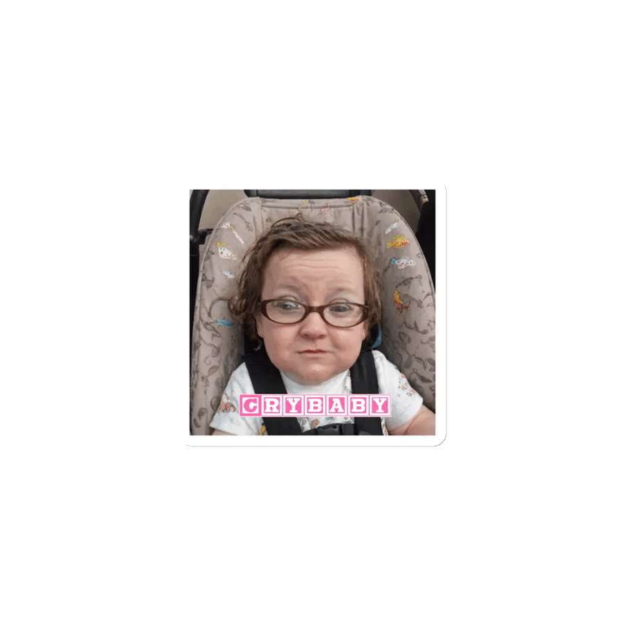 Crybaby Die-Cut Magnet product image (1)