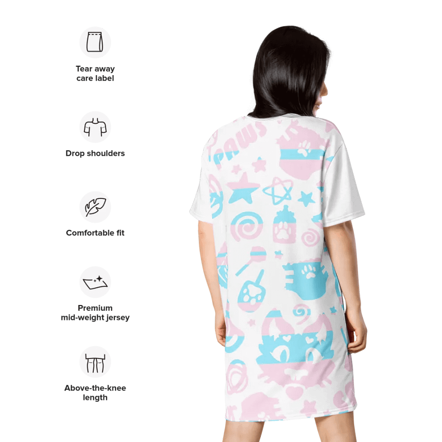 Lil-T Long Oversize T-shirt dress product image (10)