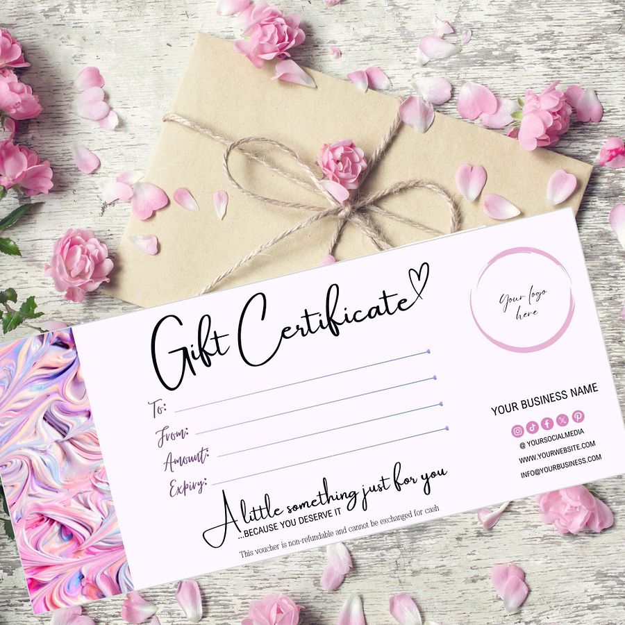 Emily - Gift Certificate Template product image (3)