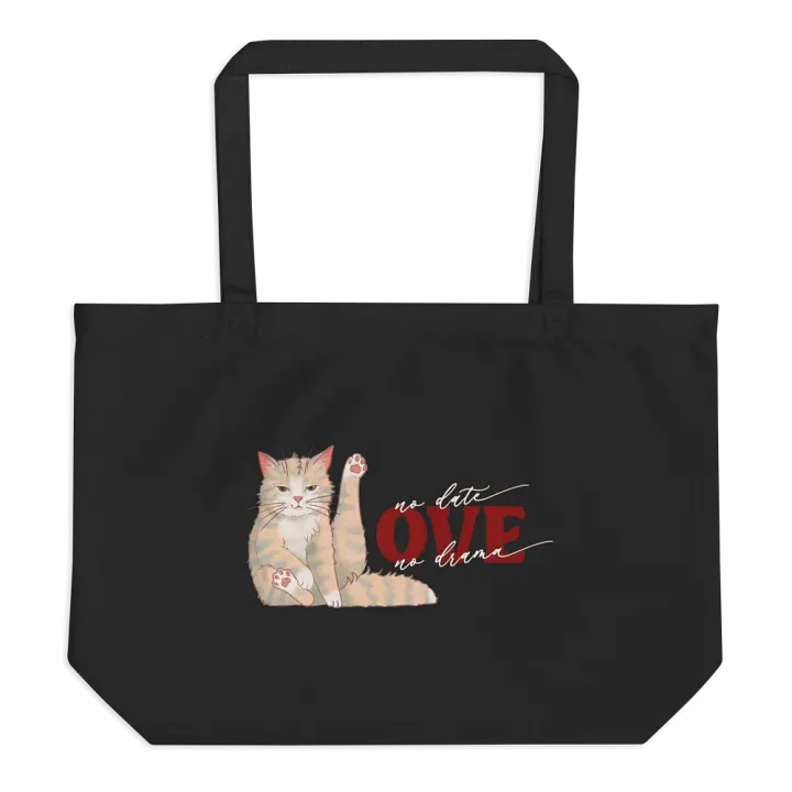 Cat Date Night - eco tote product image (1)