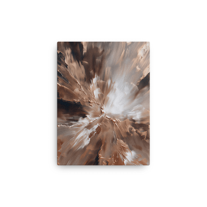 Molten Horizon – Abstract in Warm Bronze and Soft White Tones product image (13)