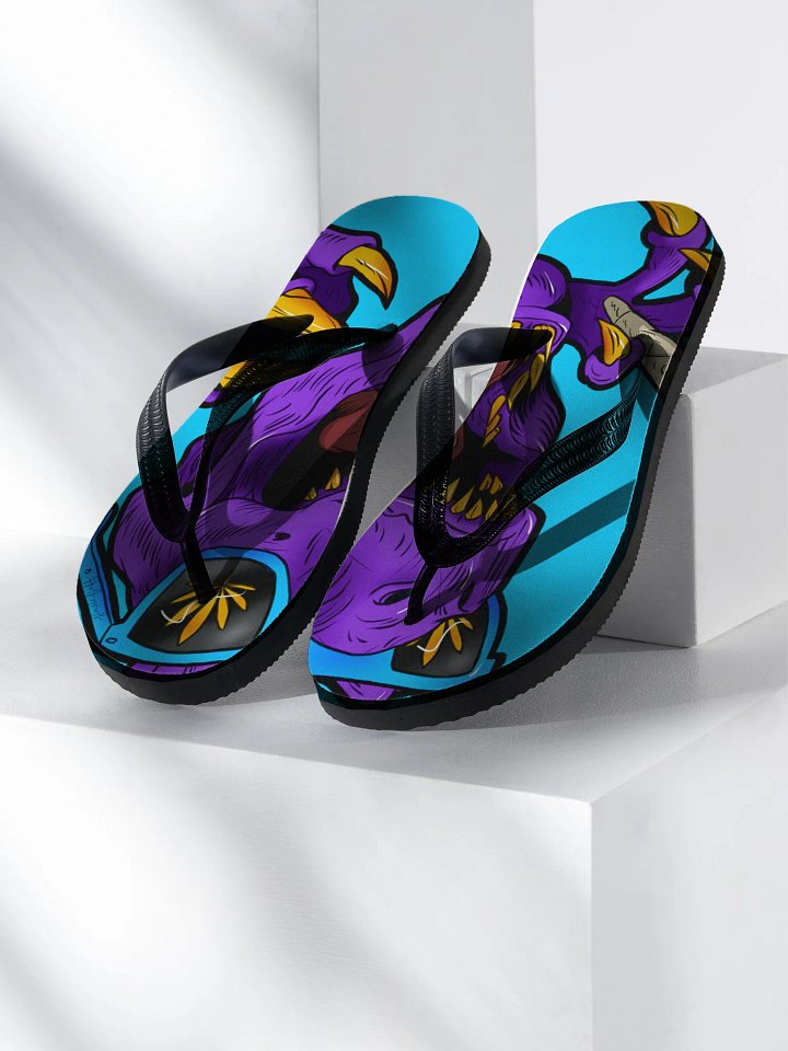 Stoned T-Rex Flip-Flops product image (1)