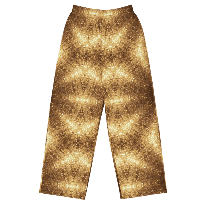 Gold Disco Kaleidoscope Wideleg Pants product image (2)