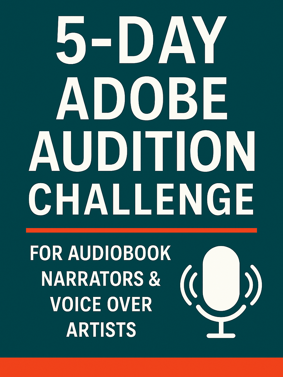 5 Day Adobe Audition Challenge (Audiobooks & Voice Over) product image (1)