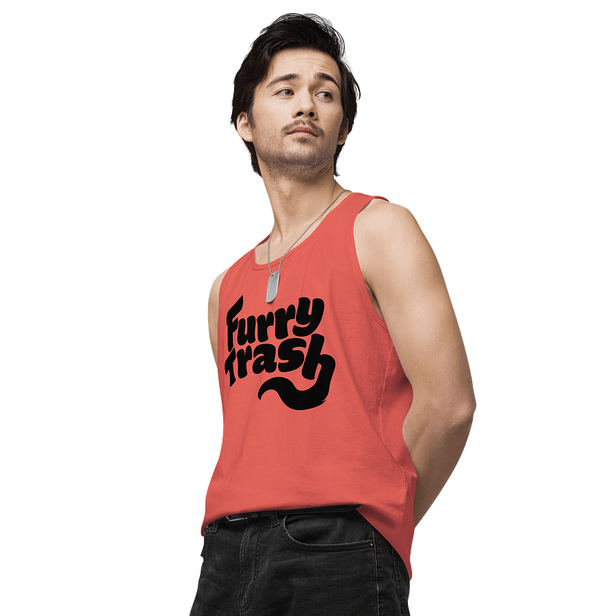 Furry Trash Tank – Bubble Logo (Black Print) product image (18)