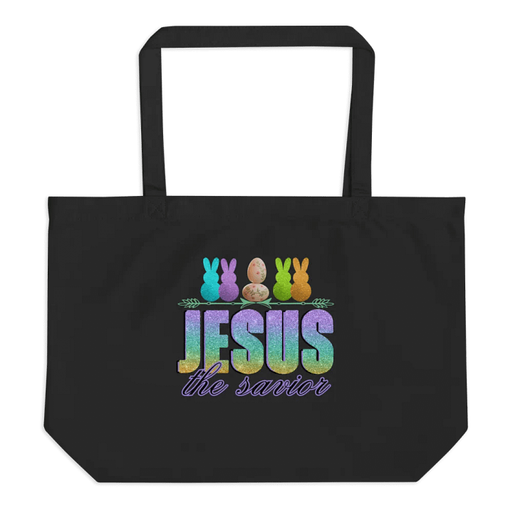 JESUS The Savior Organic Tote Bag product image (1)