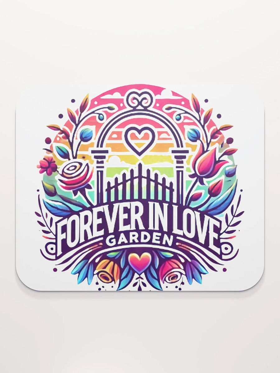 Forever in Love Garden Mouse Pad product image (2)
