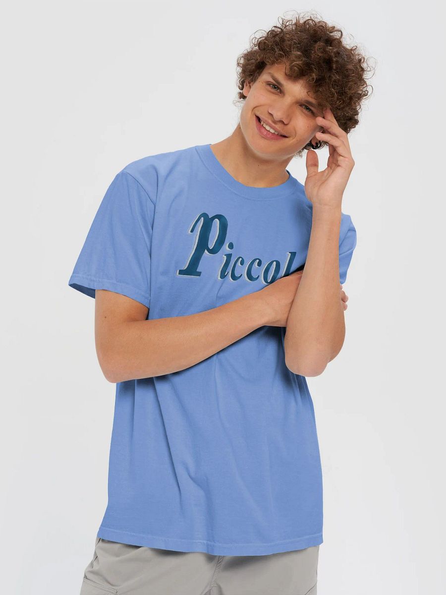 Piccolo Flute Script T-Shirt, (Piano Symbol) - Unisex product image (2)