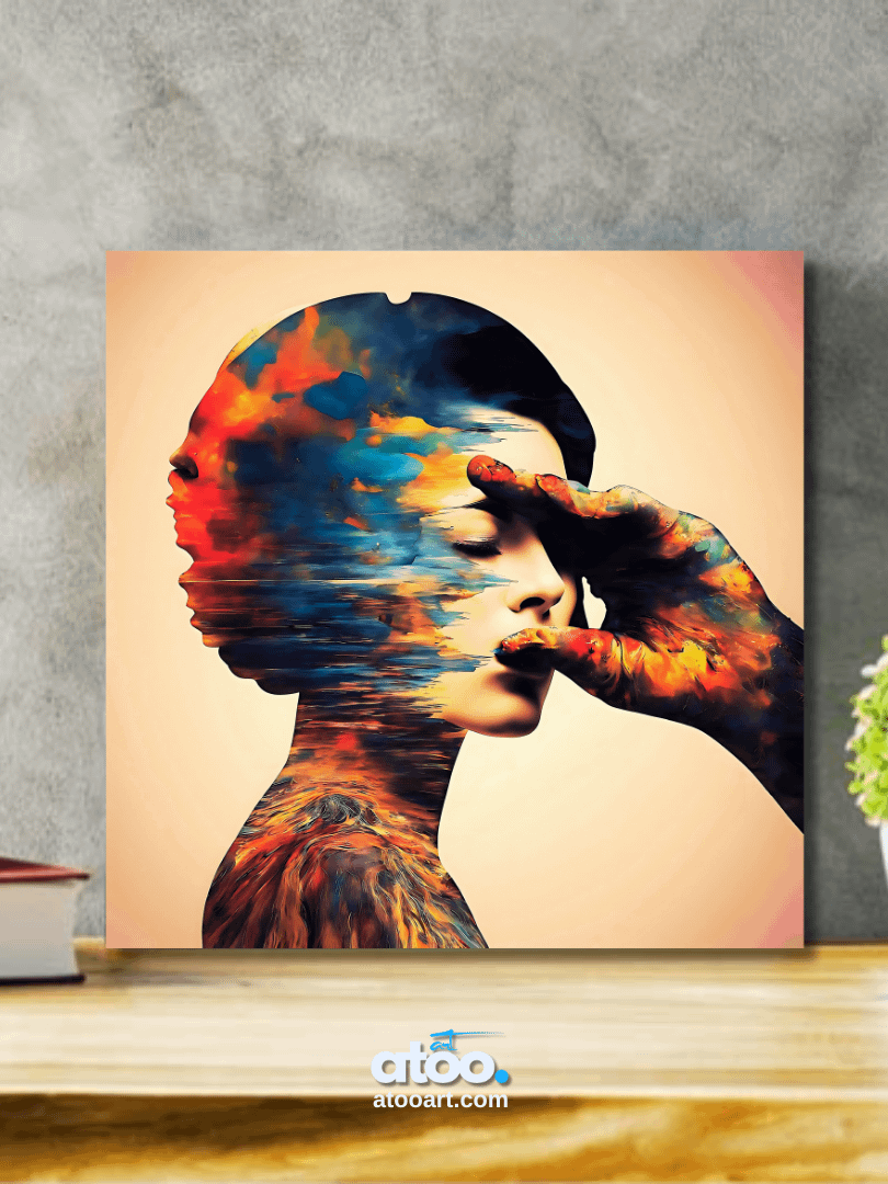 Understanding Women | Hand Off! | Canvas Artistic Painting product image (2)