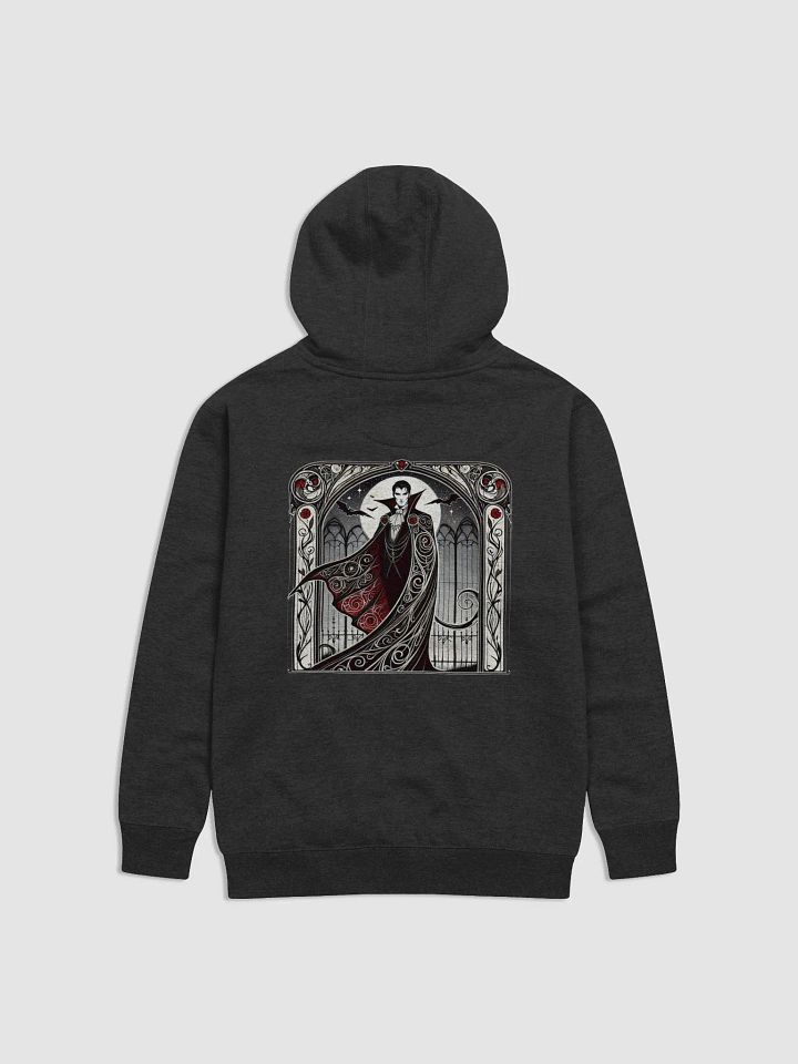 🧛‍♂️ Art Nouveau Vampire Hoodie – Count Dracula Halloween Classic product image (2)