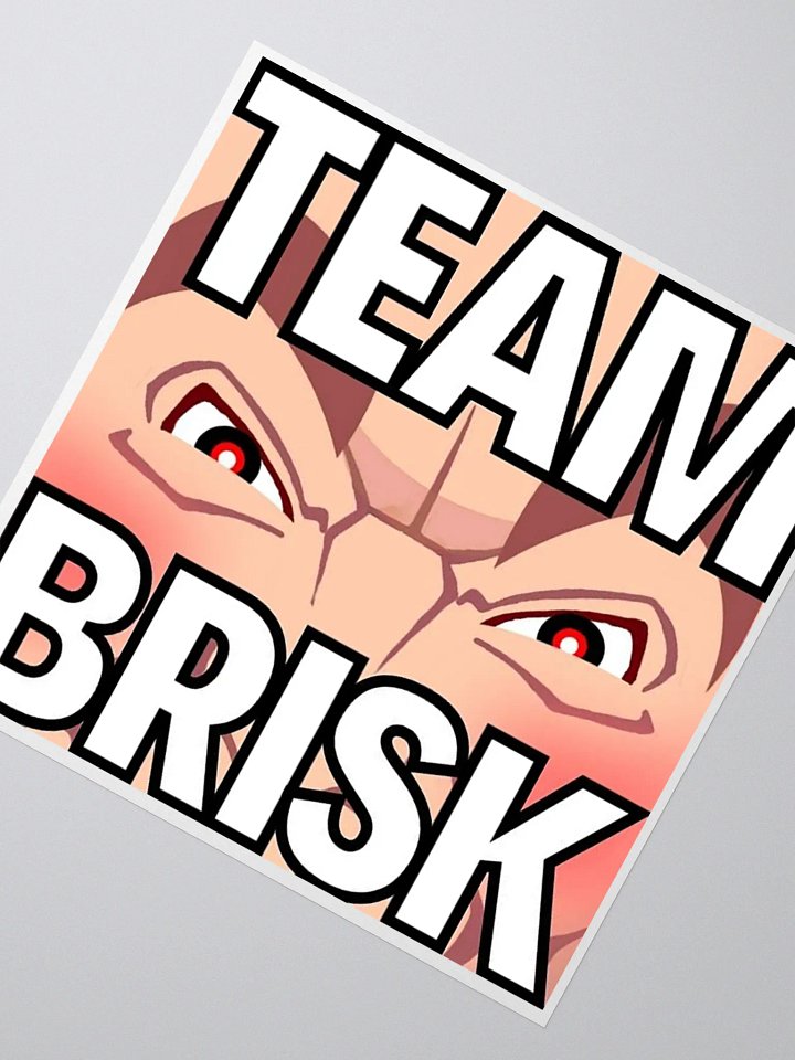 Team Brisk Die Cut Sticker product image (2)