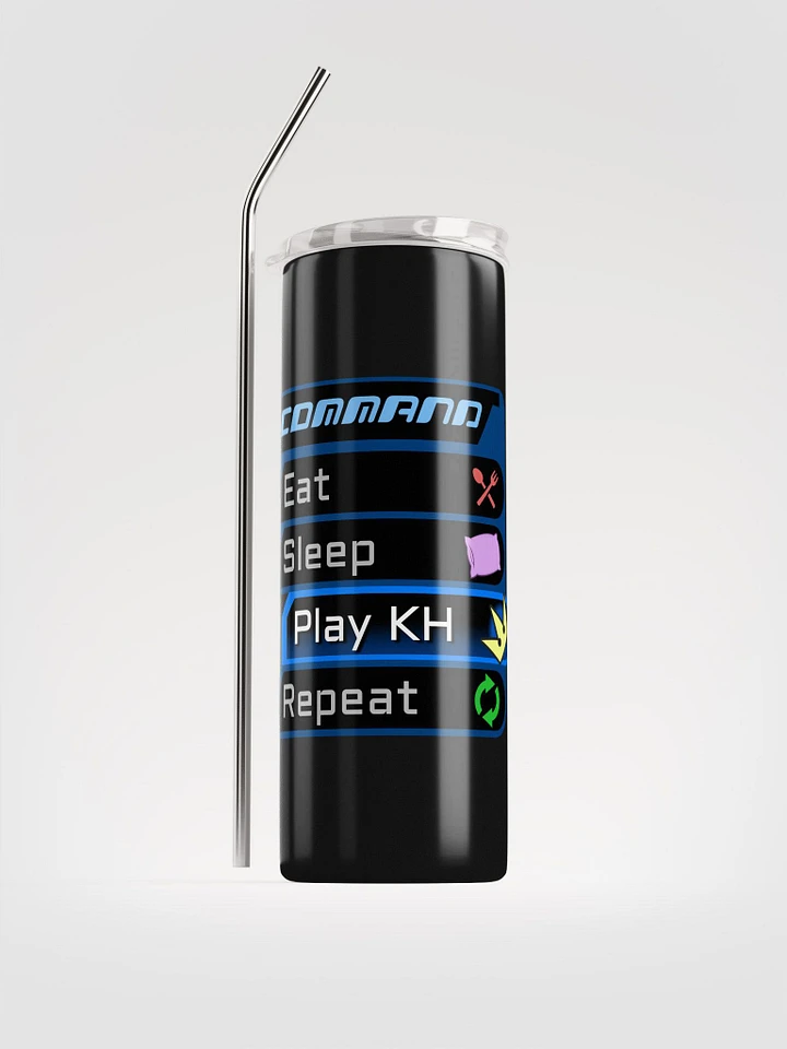 KH Command Menu 20oz Steel Tumbler with Straw product image (2)