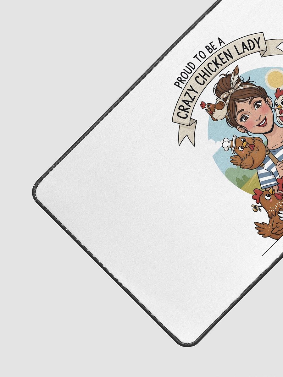 Crazy Chicken Lady Desk Mat product image (3)