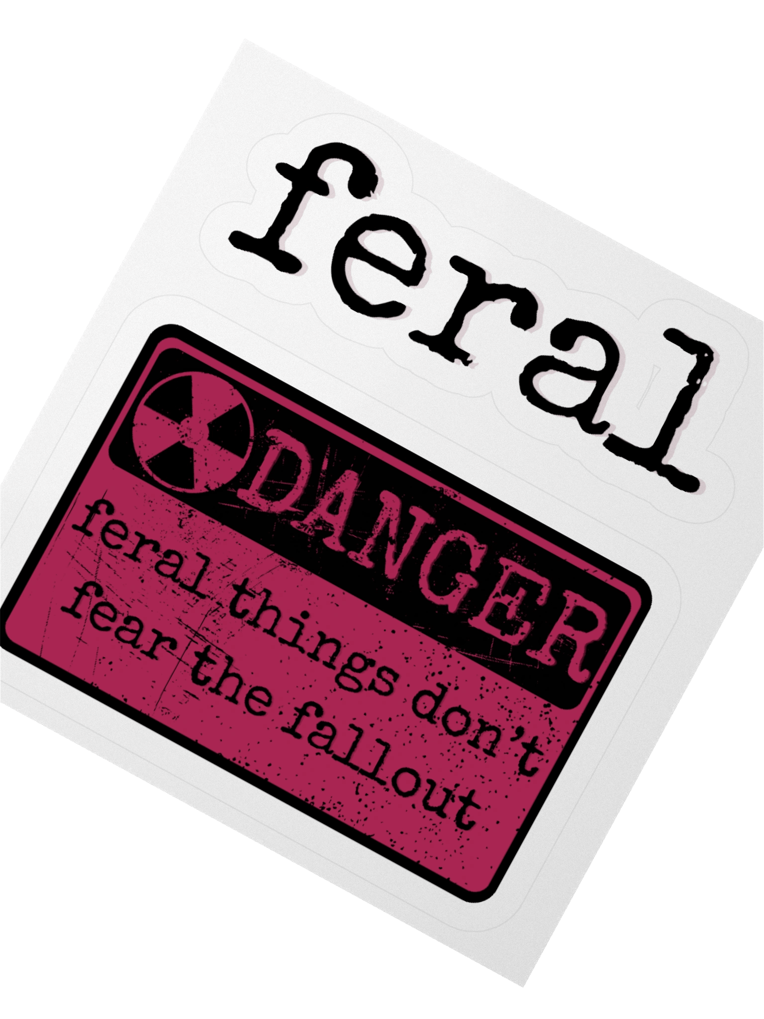 feral things Kiss-Cut Stickers product image (4)