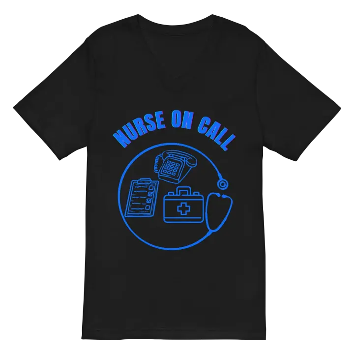 Nurse On Call Medical V-Neck Tee product image (3)