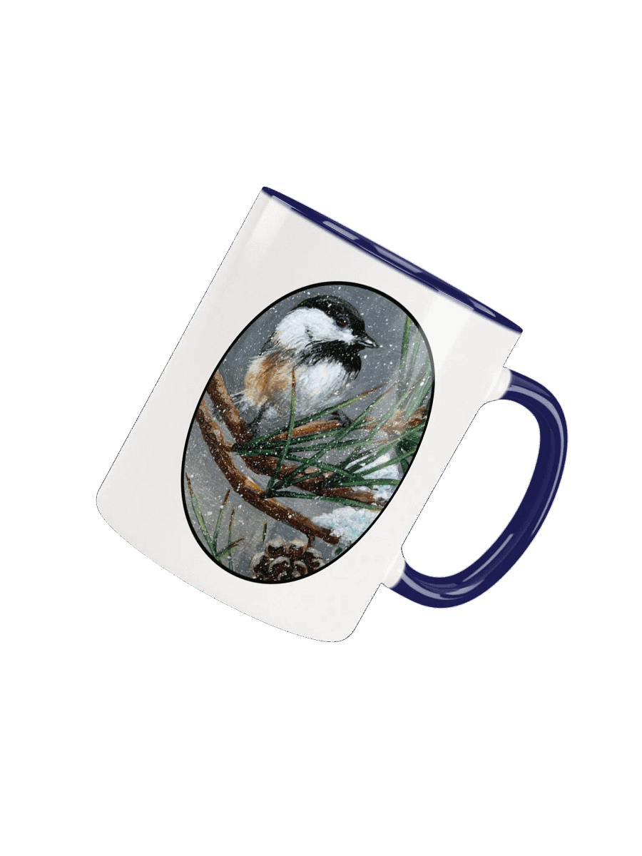 Winter Whimsy Chickadee Ceramic Mug product image (11)