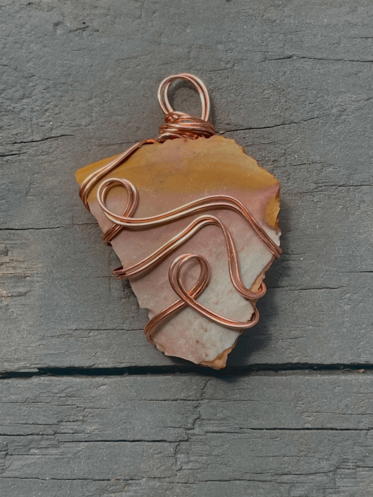 Raw Desert Jasper Crystal Pendant product image (3)