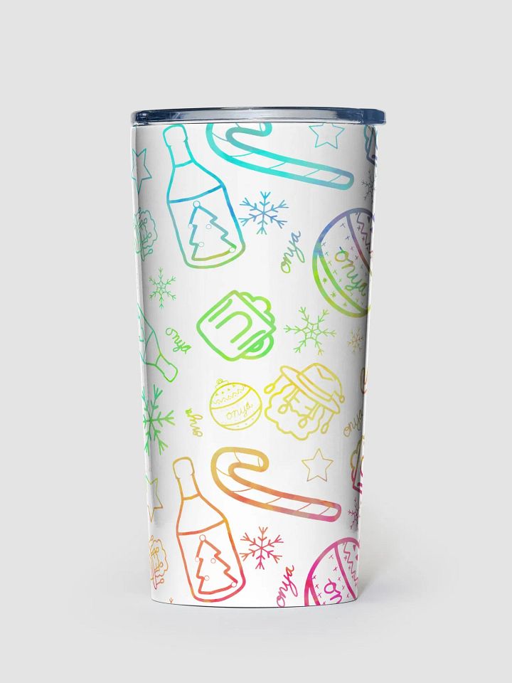 Limited Edition Christmas Rainbow Tumbler product image (1)
