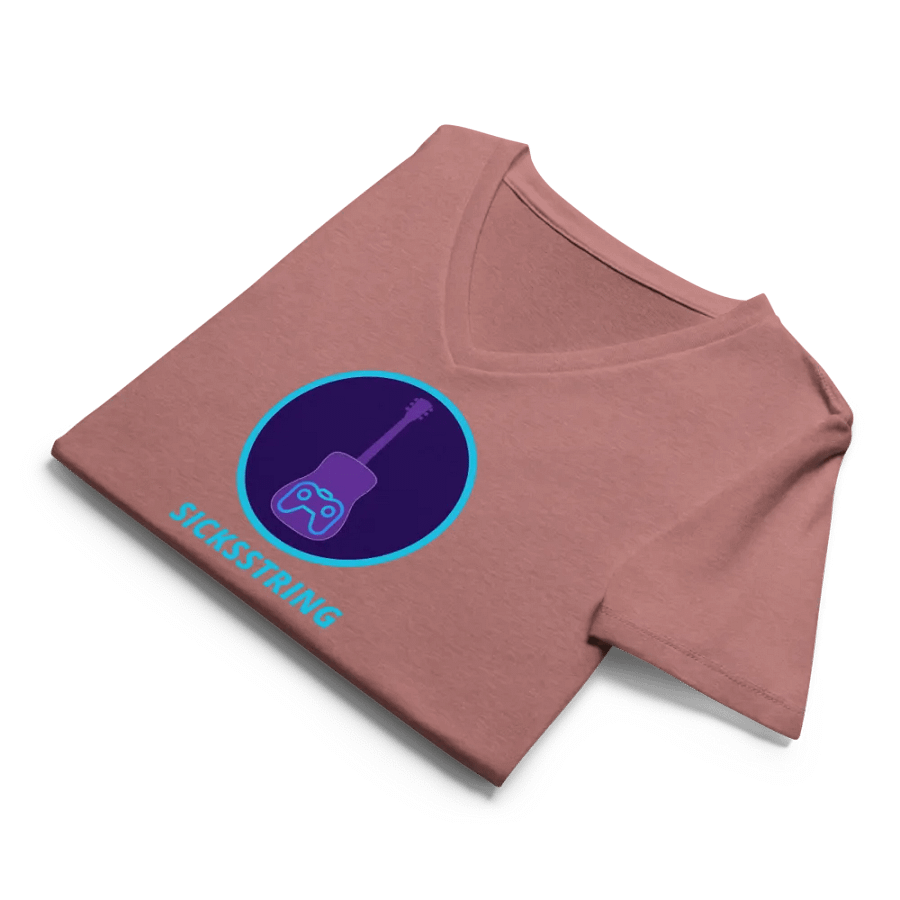 Pink V neck product image (8)