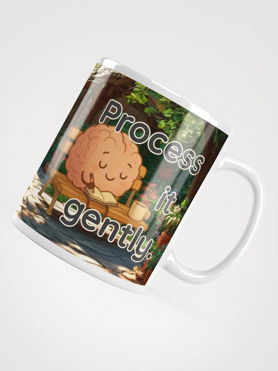 Feel It Fully Process It Gently - Kawaii Mindfulness Mug product image (4)