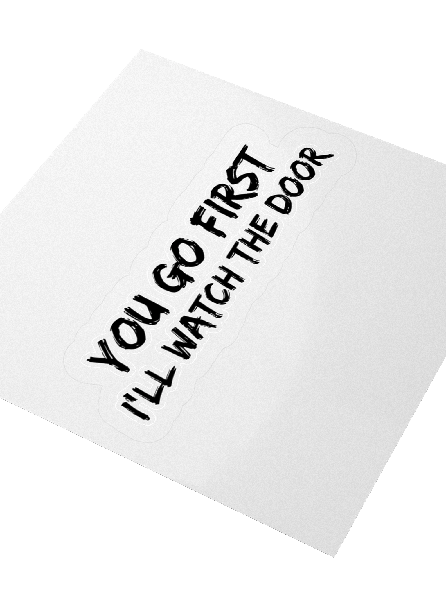 Watch The Door Kiss Cut Stickers product image (3)