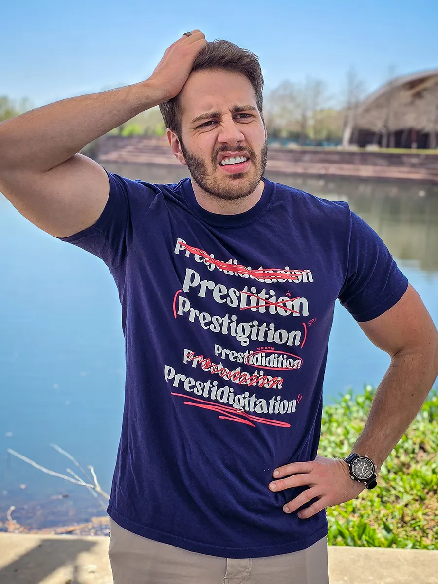 Prestidigitation Spelling Tee product image (1)